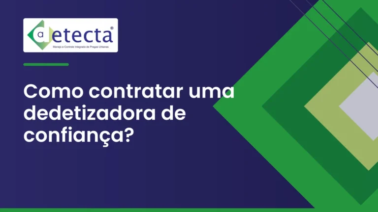 Capa do artigo sobre como contratar uma dedetizadora de confiança.