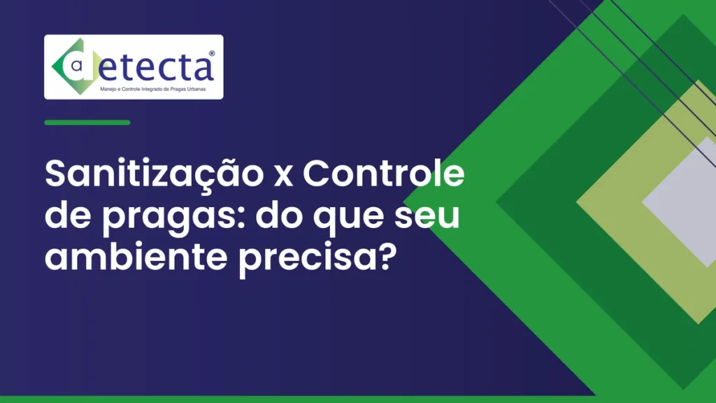 Capa do artigo sobre sanitização x Controle de pragas.