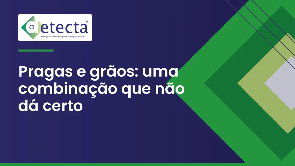 Capa do artigo sobre pragas e grãos.