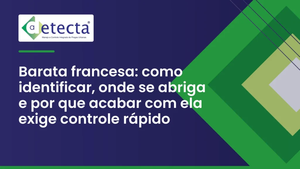 Capa do artigo sobre barata francesa.