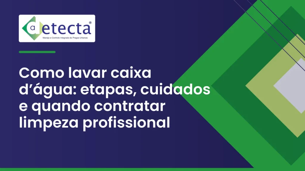 Capa do artigo sobre como lavar caixa d’água.