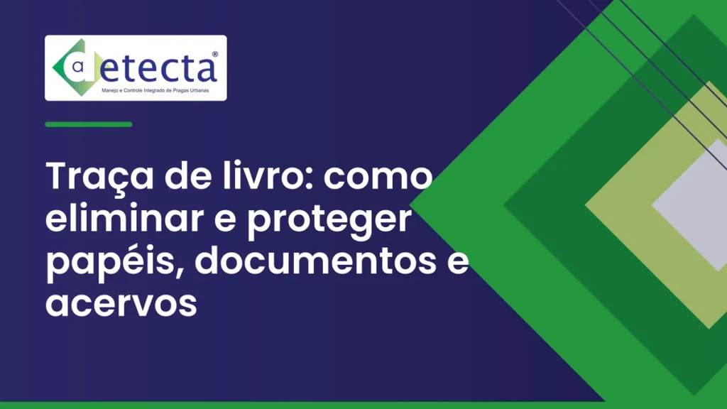 Capa do artigo sobre traça de livro.